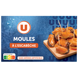 U Moules à l'escabèche, boîte 111g