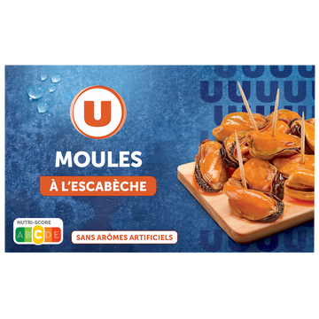 U Moules à l'escabèche, boîte 111g