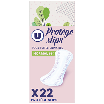 U Protège-slip incontinence normal  x22