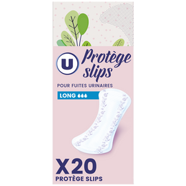 U Protège-slip incontinence long  x20