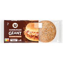 U Pain pour Hamburger géant complet - x4 330g