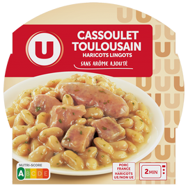 U Cassoulet toulousain  barquette micro-ondable de 300g