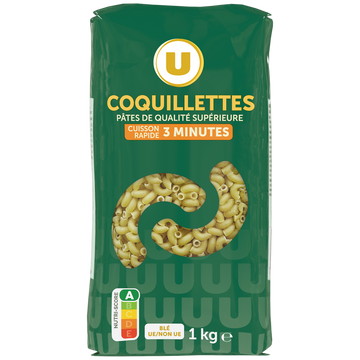 U Coquillette cuisson rapide  sachet de  1kg