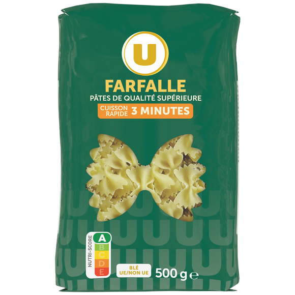 U Farfalles cuisson rapide  500g