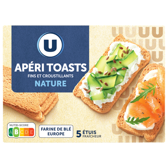U Apéri toast nature  100g