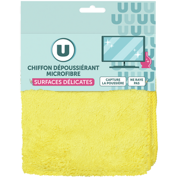 U Chiffon en microfibre dépoussiérant surfaces délicates