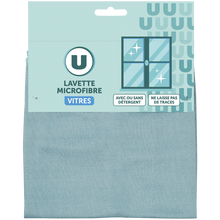 U Lavette en microfibre spécial vitres
