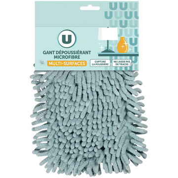 U Gant en microfibre dépoussiérant multi-usages,