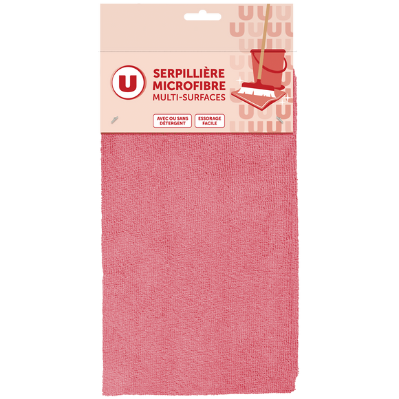 U Serpillière en microfibre multi-surfaces
