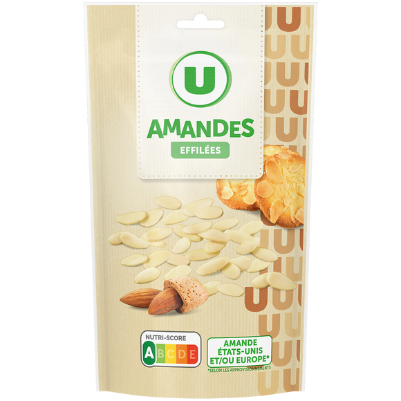 U Amandes effilées 125g