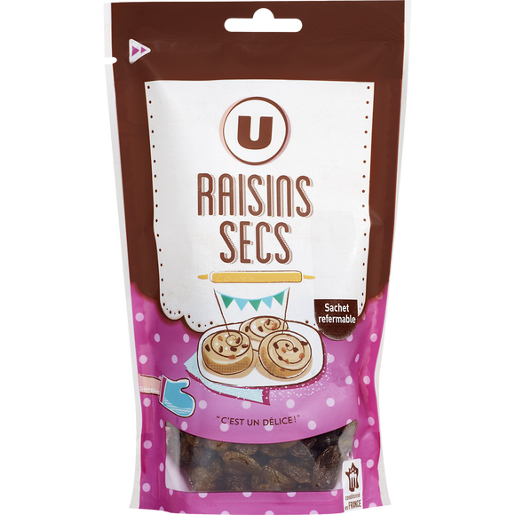 U Raisins secs  125g