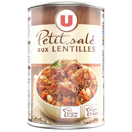 U Petit salé aux lentilles Boîte de 420g