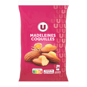 U Madeleines coquilles Nature  600g