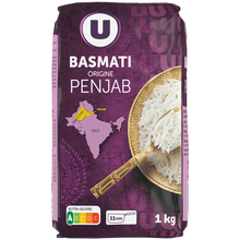 U Riz basmati origine penjab 1kg