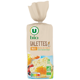 U BIO Galette de mais  paquet de 150g