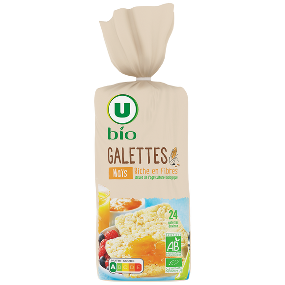 U BIO Galette de mais  paquet de 150g
