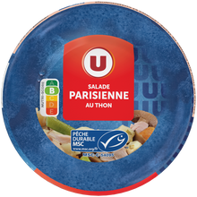 U Salade parisienne au thon pêché à la ligne bol de 250g