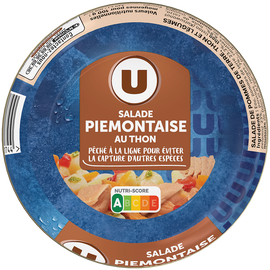 U Salade thon piémontaise pêché à la ligne  boîte de 250g