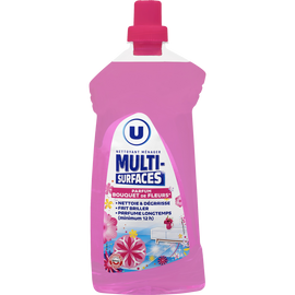 U Nettoyant ménager multi-surface parfum fleurs de cerisier, flacon 1,25litre