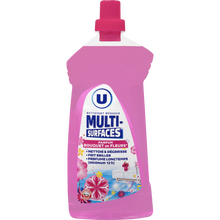 U Nettoyant ménager multi-surface parfum fleurs de cerisier, flacon 1,25litre