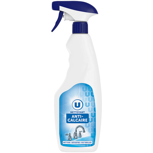 U Nettoyant ménager anti-calcaire  spray de 750ml