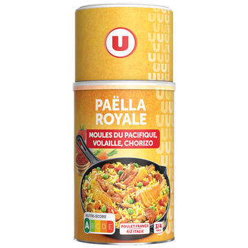 U Paëlla royale volaille et fruits de mer  boîte de 1kg