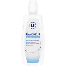 U Bain de bouche blancheur  500ml
