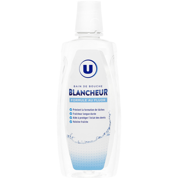 U Bain de bouche blancheur  500ml
