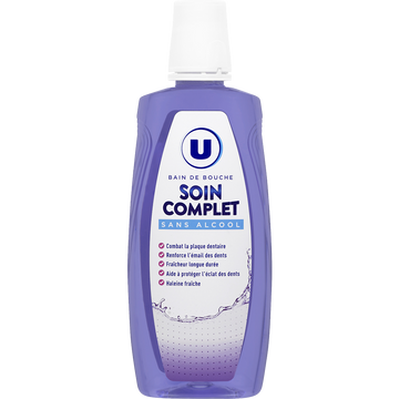 U Bain de bouche soin complet  Flacon 500ml