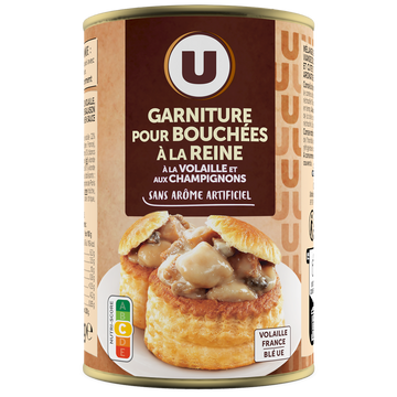 U Garniture pour bouchées à la reine boîte de 400g