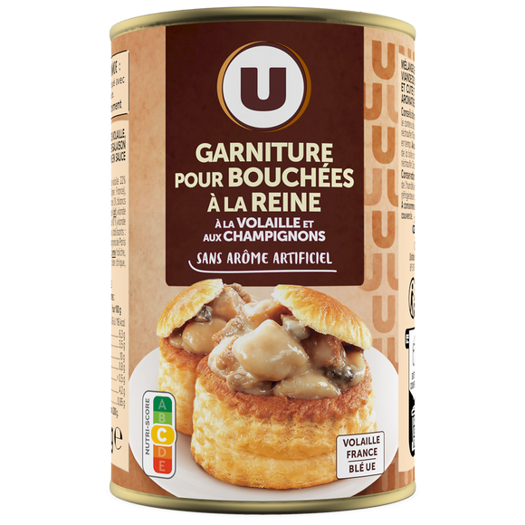 U Garniture pour bouchées à la reine boîte de 400g
