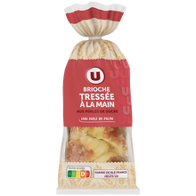 U Brioche tressée aux perles de sucre 450g