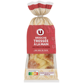 U Brioche tressée aux perles de sucre  450g
