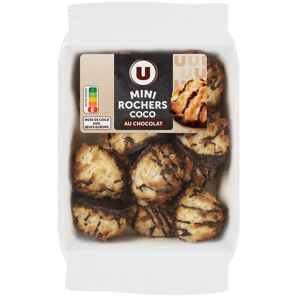 U Mini rochers à la noix de coco avec chocolat 200g