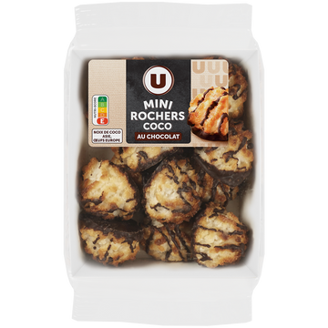 U Mini rochers à la noix de coco avec chocolat  200g