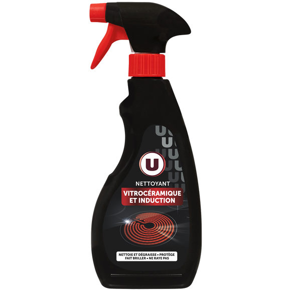 U Nettoyant vitrocéramique 5 en 1 spray de 500ml