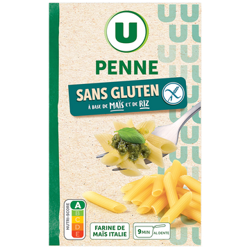 U SANS GLUTEN Penne sans gluten 400g