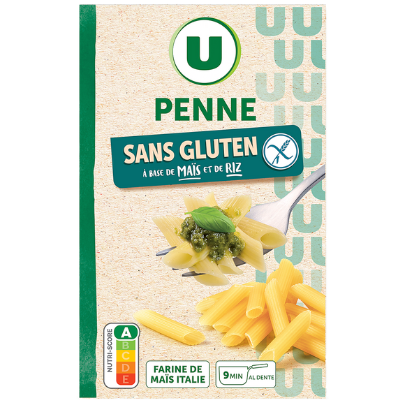 U SANS GLUTEN Penne sans gluten 400g
