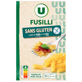 U SANS GLUTEN Fusilli sans gluten , 400g