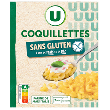 U SANS GLUTEN Coquillettes sans gluten 400g
