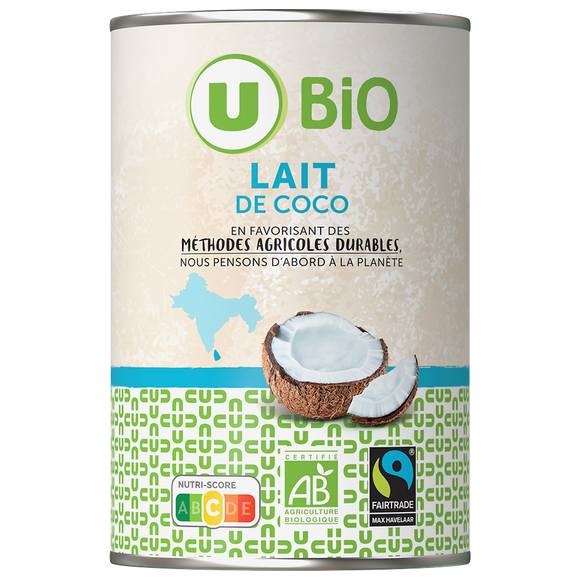 U BIO Lait de coco  400ml