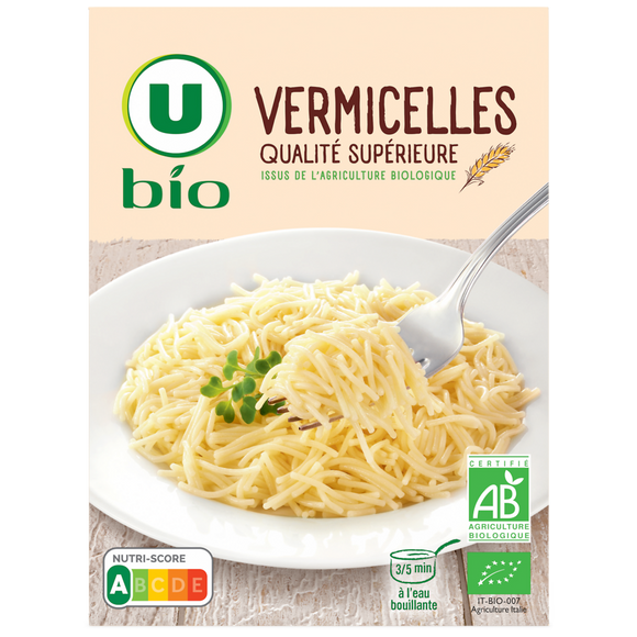 U BIO Vermicelles  boîte de 500g