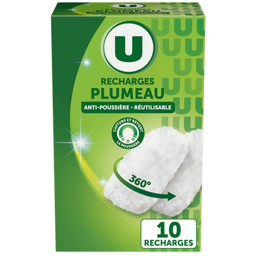 U Recharge pour plumeau dépoussiérant 360° x10