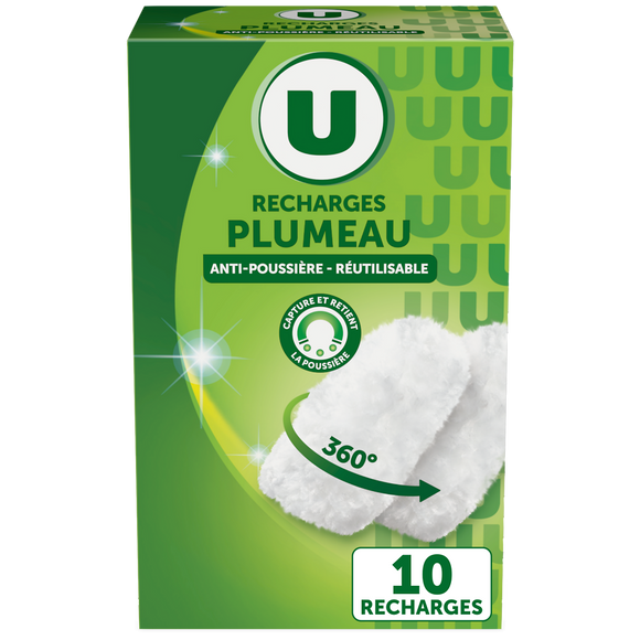 U Recharge pour plumeau dépoussiérant 360° x10