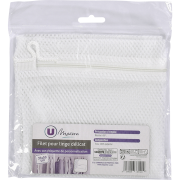 U Filet de lavage pour linge délicat 35x50cm