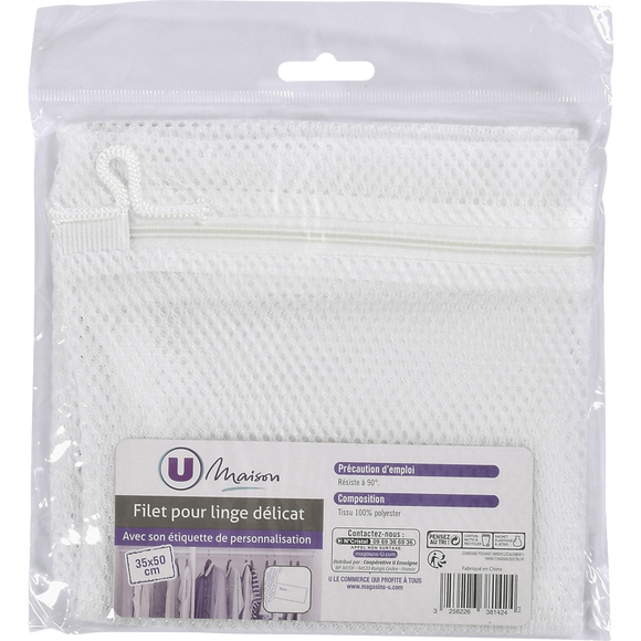 U Filet de lavage pour linge délicat 35x50cm