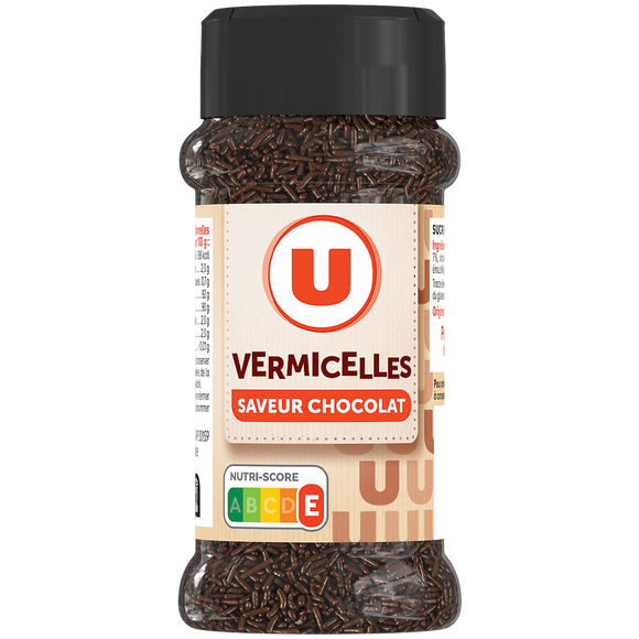 U Vermicelles chocolat flacon de 60g