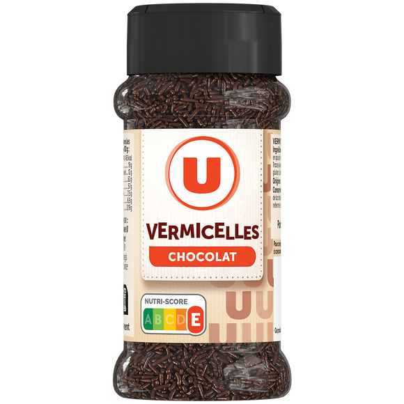 U Vermicelles chocolat  flacon de 60g