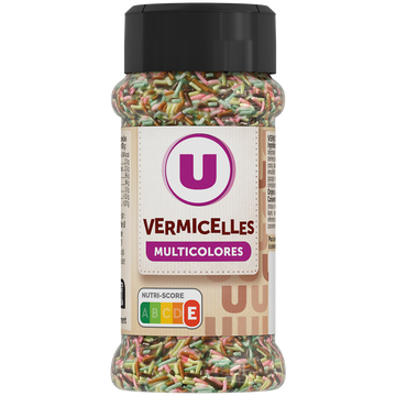 U Vermicelles multicolores flacon de 60g