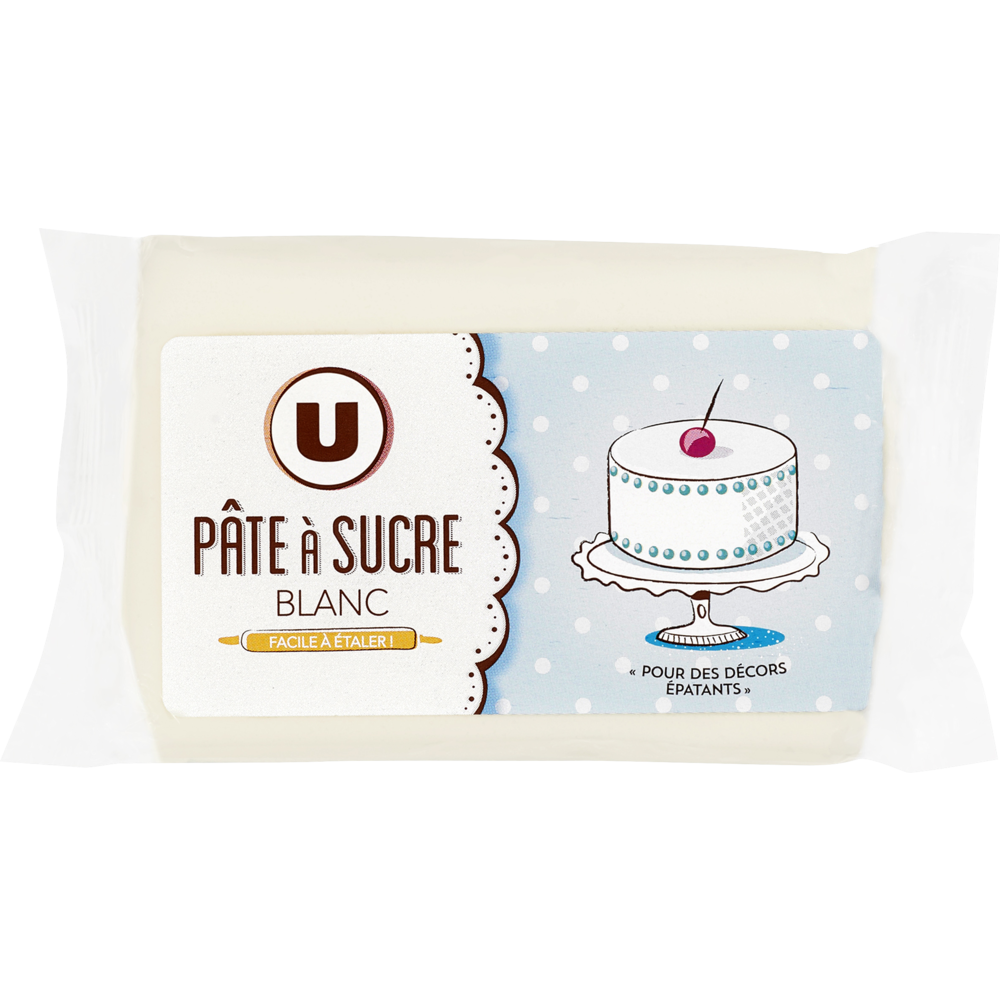 U Pâte à sucre paton blanc  250g